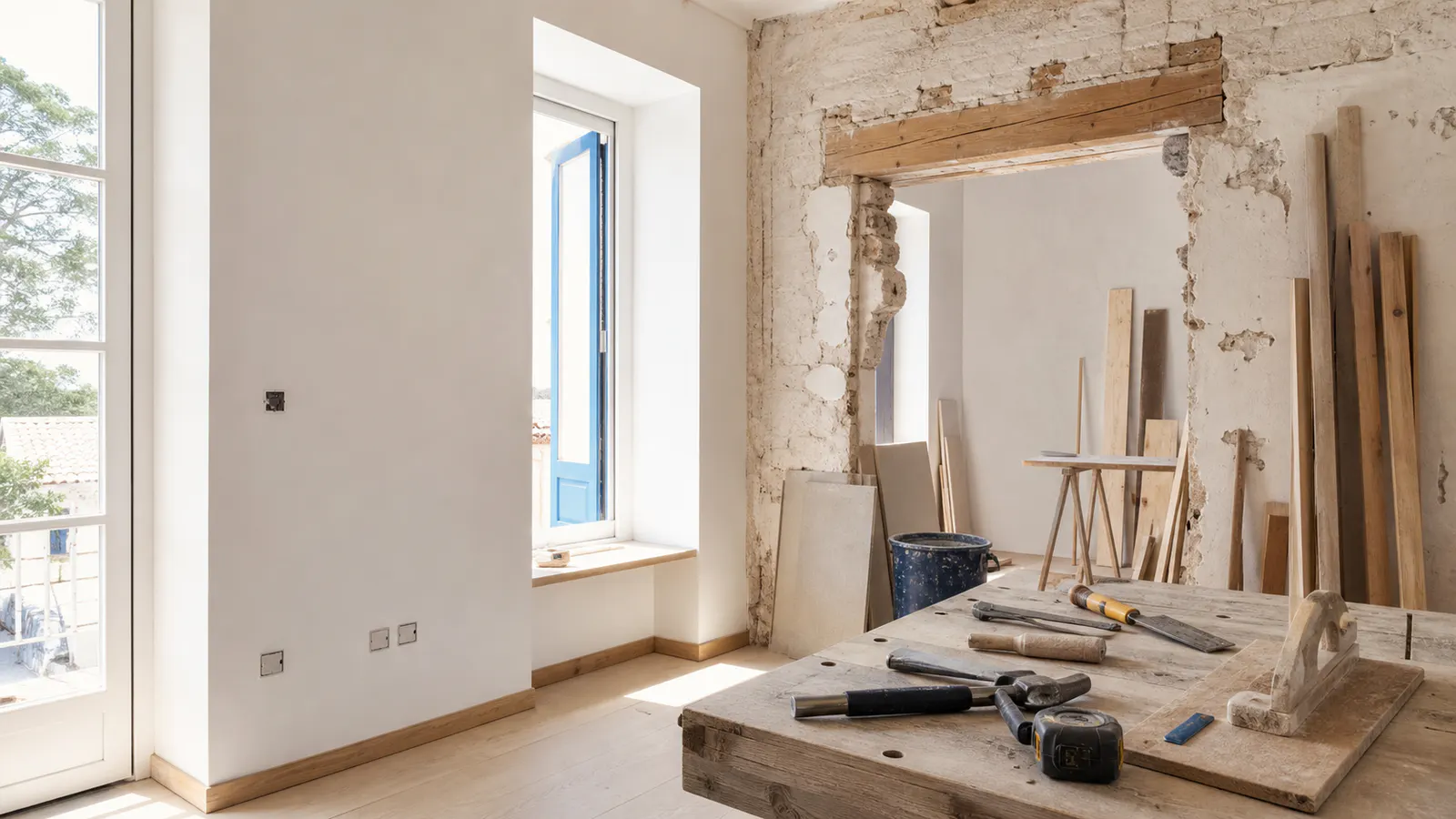 Renovação organizada de uma casa portuguesa