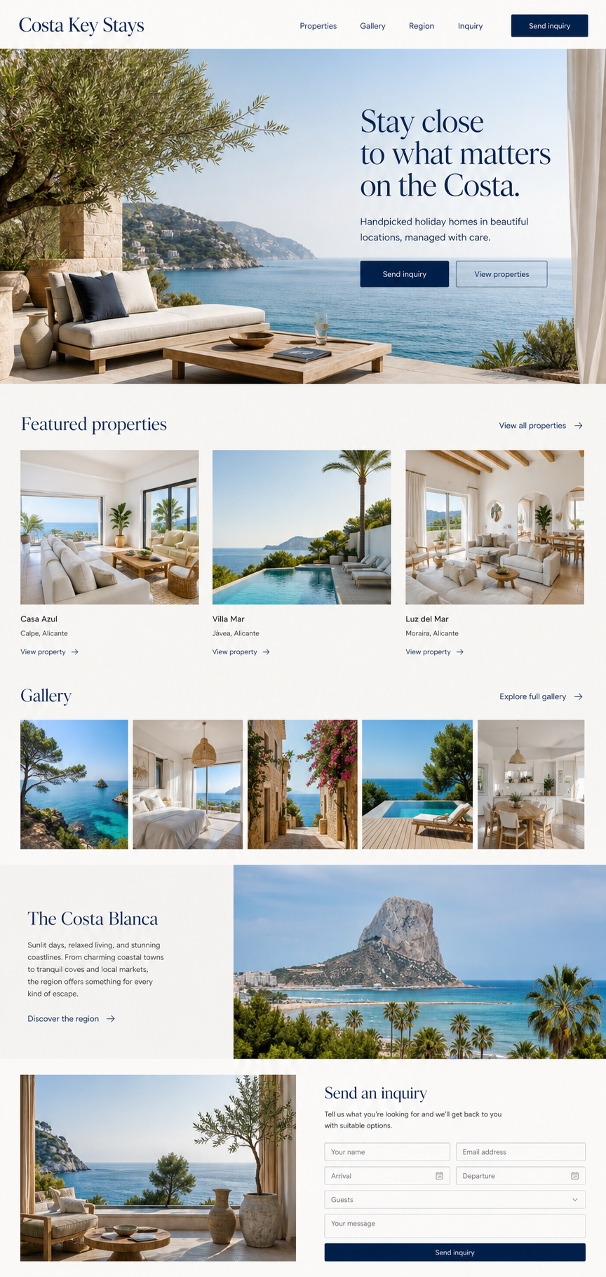 Immobilien / Ferienwohnung / Tourism concept preview
